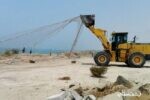 رفع تصرف اراضی ساحلی و تخریب کوره‌های زغال در آستارا