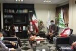 دیدار مدیر عامل جمعیت هلال احمر با مدیر کل ثبت اسناد و املاک استان گیلان