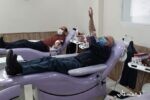 شرکت در رزمایش اهدای خون  توسط مدیرعامل و پرسنل شرکت گاز استان گیلان