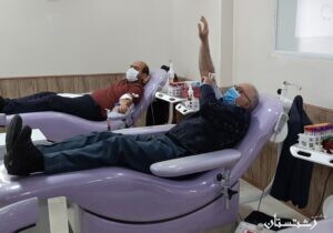 شرکت در رزمایش اهدای خون توسط مدیرعامل و پرسنل شرکت گاز استان گیلان
