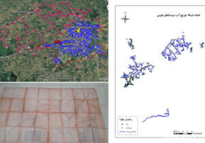 اطلاعات مکانی نقشه های تاسیسات آبرسانی روستایی شهرستان فومن در سامانه GIS ثبت شد.
