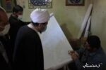 مدیرکل اوقاف گیلان از کارگاه ساخت تابلوی معرق امامزادگان آستارابازدید کرد