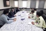 جلسه مشترک مدیرکل راه و شهرسازی گیلان با فرماندهی انتظامی استان گیلان