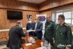تجلیل تامین اجتماعی گیلان از بازنشسته جانباز شعبه بندر آستارا