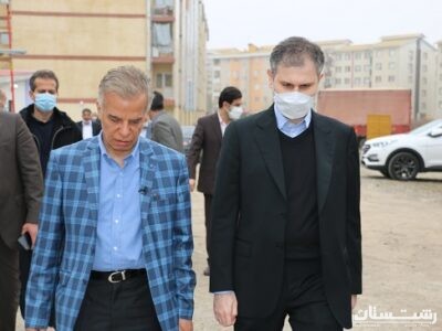بازدید مدیرگروه قطعات خودرو عظام از پروژه ١٨ کلاسه مسکن مهر رشت