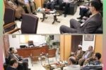 دیدارمدیرعامل شرکت توزیع نیروی برق استان گیلان با امام جمعه و بخشدار سنگر