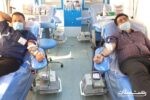 اهداء خون کارکنان شرکت ملی پخش فرآورده های نفتی منطقه گیلان