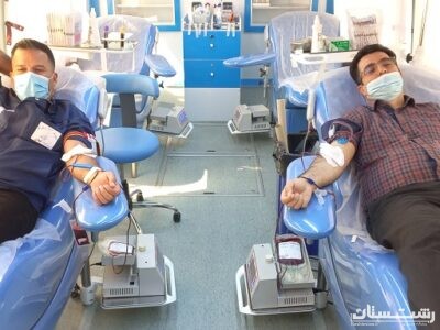 اهداء خون کارکنان شرکت ملی پخش فرآورده های نفتی منطقه گیلان