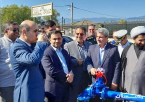 افتتاح ۹ پروژه آب و فاضلاب شهرستان مرزی آستارا در هفته دولت