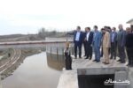 بازدید از مراحل پیشرفت پروژه احداث سد لاستیکی فخرآباد