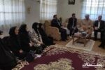 دیدار مدیرکل بهزیستی گیلان با خانواده شهید مدافع حرم ” محمد اتابه “