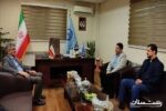 دیدار فرماندار بندرانزلی با رئیس دانشگاه علوم پزشکی گیلان