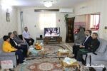 دیدار مدیرکل نوسازی مدارس گیلان با خانواده شهید شاقلانی در آستانه روز بزرگداشت شهدا