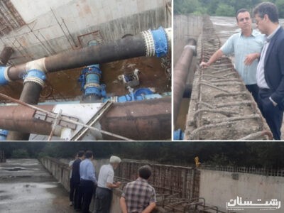 عملیات اجرایی ۲۵ باب مخزن ذخیره آب شرب در سطح استان گیلان
