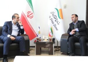 دیدار مدیرکل راه‌آهن شمال با مدیرعامل سازمان منطقه آزاد انزلی