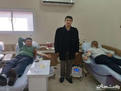 رئیس دانشگاه علوم پزشکی گیلان گرمابخش نیازمندان خون شد