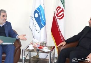 دیدار نماینده مردم صومعه سرا در مجلس شورای اسلامی با مدیرعامل آب منطقه‌ای گیلان