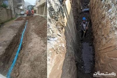 بهره مندی ۵۰ خانوار از دفع بهداشتی فاضلاب، در پی توسعه شبکه فاضلاب شهر ماسال