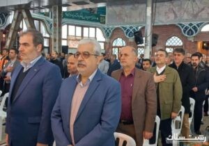 حضور کارکنان نفت گیلان در مراسم آغاز دهه فجر