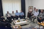 دیدار اعضای شورای اسلامی و شهردار رشت با خانواده شهید توحید مهرپور