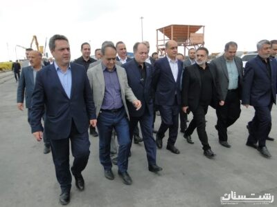 بازدید وزیر جهاد کشاورزی از بندر کاسپین