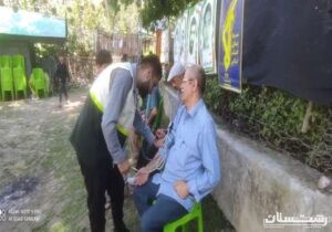 ویزیت رایگان در روستای گورج همزمان با یادواره شهدای سمام و کجید