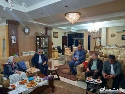 فرماندار رشت با خانواده شهدای جیرانزاده و رحمانی دیدار و گفتوگو کرد