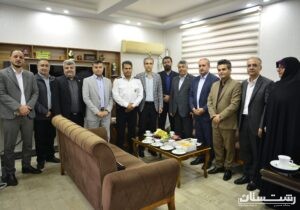 حضور هیئت مدیران ارشد سازمان منطقه آزاد انزلی در بخش خشکبیجار