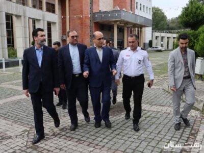 بازدید سرزده استاندار گیلان از زیرساختهای تالار مرکزی رشت