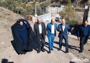 بازدید مدیرکل بهزیستی گیلان از پروژه در حال احداث مرکز سالمندان حضرت ابوالفضل(ع) رودبار