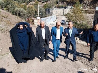 بازدید مدیرکل بهزیستی گیلان از پروژه در حال احداث مرکز سالمندان حضرت ابوالفضل(ع) رودبار