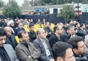 مراسم نهمین سالگرد شهید مدافع حرم «محمد اتابه» در گوراب زرمیخ برگزار شد