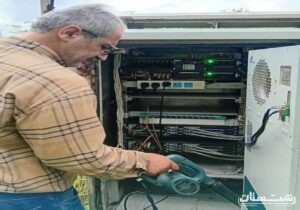 اجرای عملیات نگهداری پیشگیرانه (PM) کافوهای فیبر نوری در شهرستان صومعه‌سرا