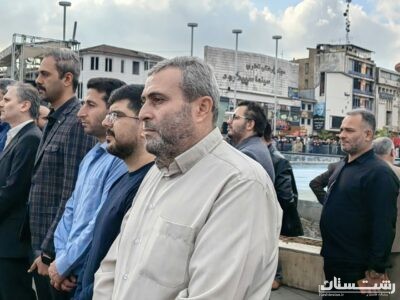 حضور باشکوه کارکنان نوسازی مدارس گیلان در راهپیمایی یوم‌الله ۱۳ آبان