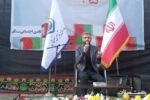 پیکر مطهر شهید گمنام میهمان مراسم سوگواری حضرت زهرا (س) در تامین اجتماعی سنگر