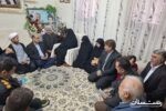 دیدار استاندار با خانواده شهیدان والامقام درویشوند در بخش لوشان