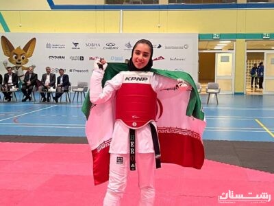 دختر همکار اداره پست شهرستان بندر انزلی، مریم عبداللهپور، موفق به کسب مدال طلا شد