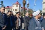 حضور مدیرکل و کارکنان نوسازی مدارس گیلان در آیین گرامیداشت یوم‌الله هشتم دی