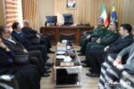 فرماندار رشت با فرمانده سپاه ناحیه مرکزی دیدار کرد