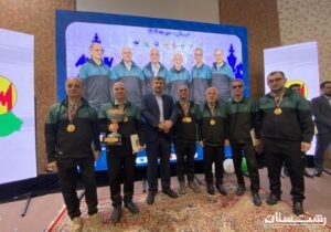 توزیع برق گیلان بر سکوی قهرمانی ایستاد