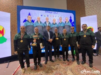 توزیع برق گیلان بر سکوی قهرمانی ایستاد