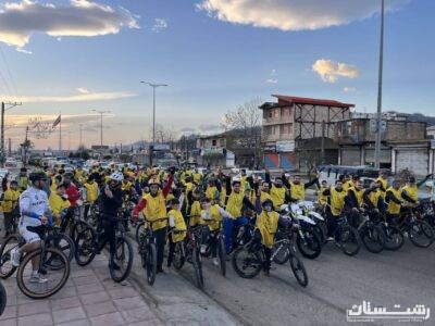 همایش بزرگ دوچرخه‌سواری تالش با محوریت مصرف بهینه گاز برگزار شد