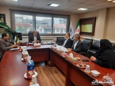 دیدار مدیرکل نوسازی مدارس گیلان با مدیرکل تأمین اجتماعی استان