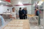 بازدید سرزده فرماندار رشت در روز تعطیل از نانوایی‌های سطح شهر
