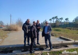 بازدید مدیرعامل شرکت سهامی آب‌منطقه‌ای گیلان از تصفیه‌خانه بزرگ سنگر برای بهبود تأمین آب شرب استان