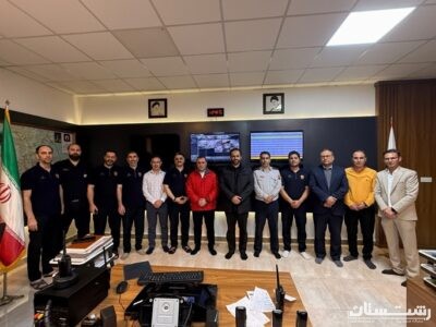 بازدید شهردار رشت از ایستگاه ۱۴ آتش‌نشانی، ستاد فرماندهی و مرکز کنترل