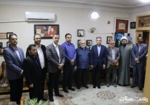 دیدار اعضای شورا و شهردار رشت با خانواده شهید والامقام دکتر صادق زرین
