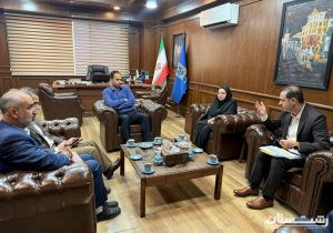 دیدار مدیرکل پست گیلان با شهردار رشت با محوریت پروژه «جی‌نف»