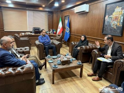 دیدار مدیرکل پست گیلان با شهردار رشت با محوریت پروژه «جینف»