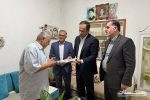 دیدار شهردار رشت با خانواده شهید فرجودی به مناسبت هفته نیروی انتظامی